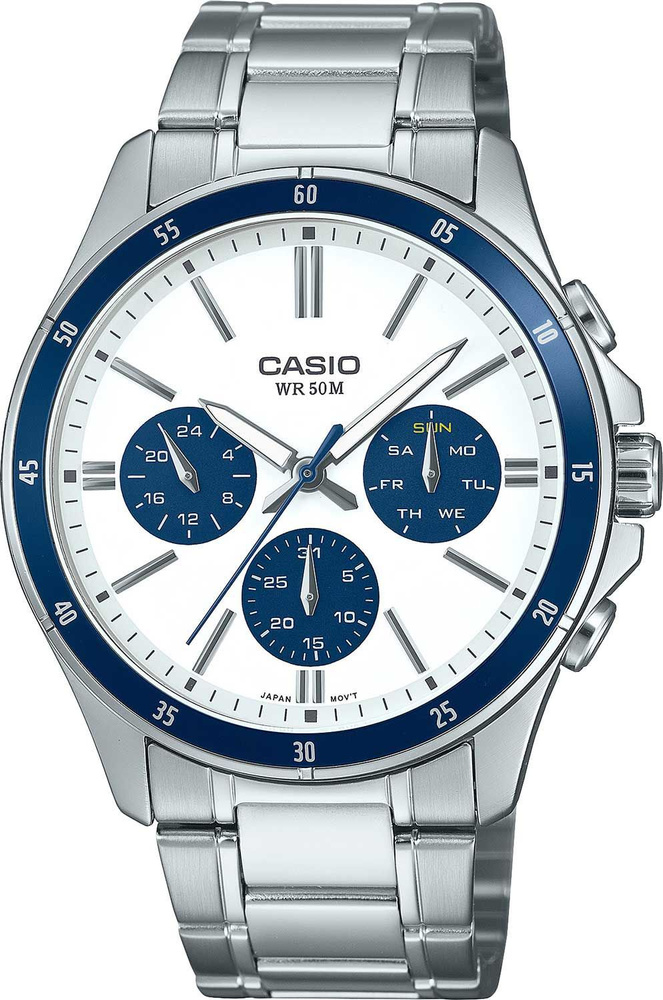 Casio Часы наручные Кварцевые MTP-1374D-7A2 #1