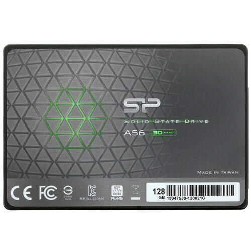 Silicon Power 128 ГБ Внутренний SSD-диск 128 ГБ, 560 Мбайт/сек, 65 ТБ ([SP128GBSS3A56B25RM])  #1