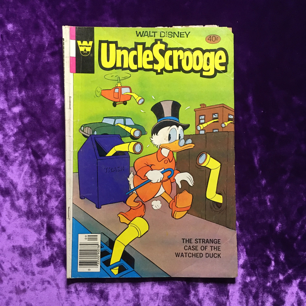 Walt Disney Uncle Scrooge. The Strange Case of the Watched Duck. No 168 SEP 1979. Оригинальный комикс #1