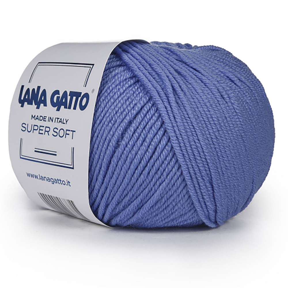 2 Мотка, Lana Gatto SUPER SOFT, 100% Чистая экстратонкая мериносовая шерсть / 50 гр. - 125 м., Цвет 14341 #1