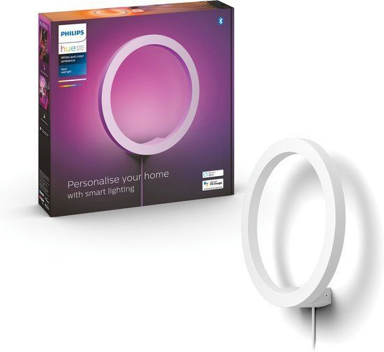 Умный настенный светильник Philips Sana HUE Bluetooth Белый (929003053001)  #1