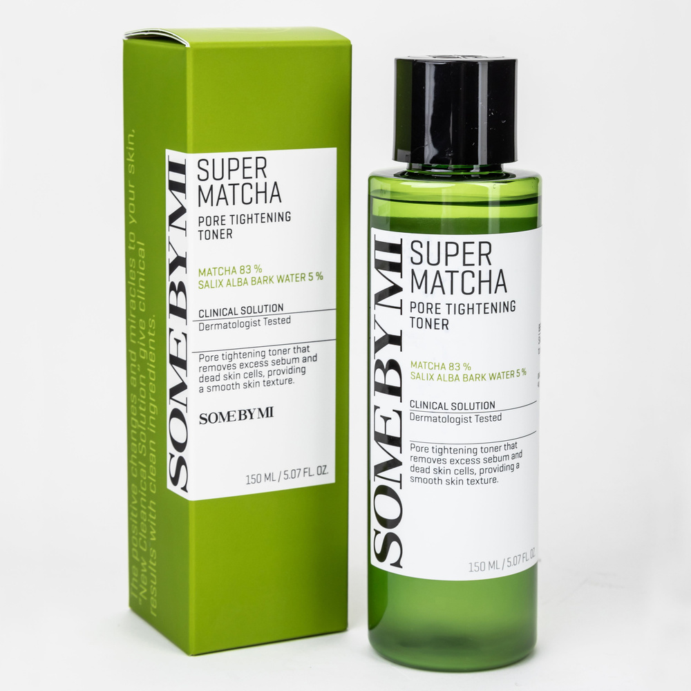 Some By Mi Тонер для сужения пор с чаем матча Super Matcha Pore Tightening Toner, 150 мл  #1