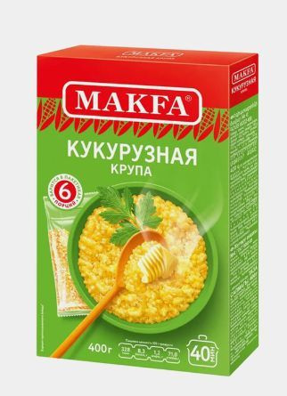 MAKFA крупа КУКУРУЗНАЯ 400г #1