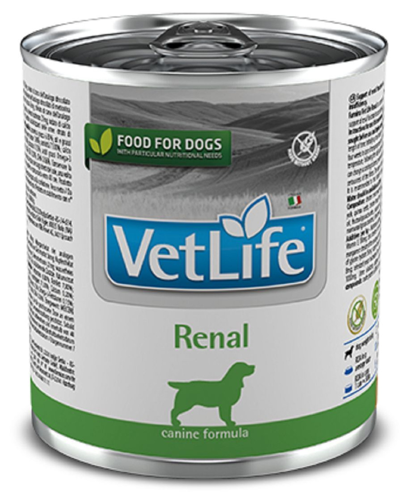 Консервы/влажный корм Farmina Vet Life Natural Diet Dog Renal/Диета паштет для собак при заболеваниях #1