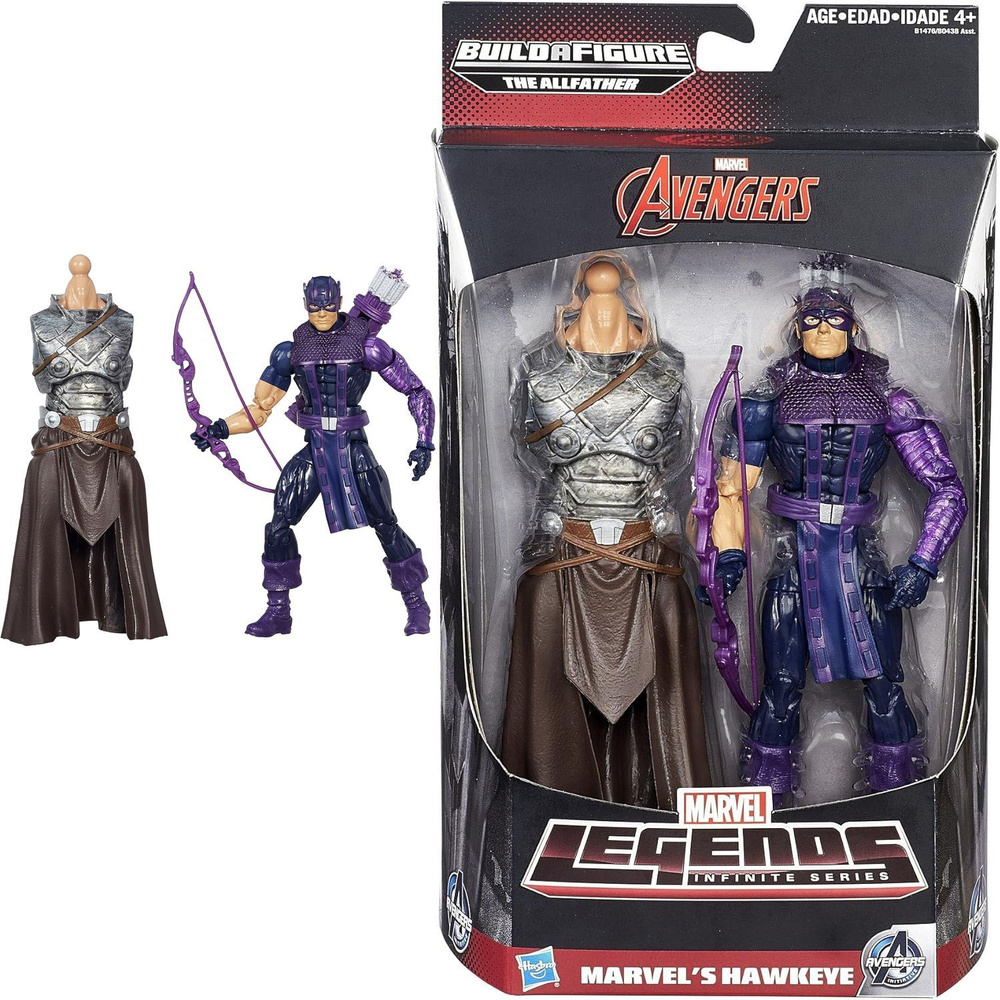 Фигурки Hasbro оригинальная коробка Серия Marvel Legends Infinite - 6-дюймовая фигурка Соколиного глаза #1