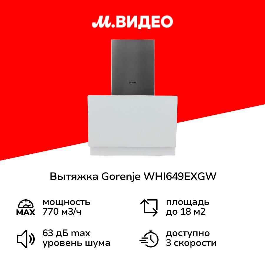 Вытяжка Gorenje WHI649EXGW #1