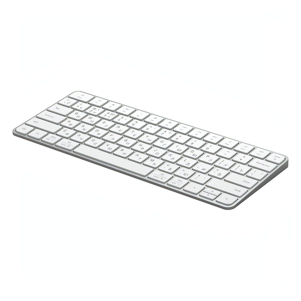 Deppa Клавиатура беспроводная Air Keyboard белый 71106, белый, светло-серый  #1