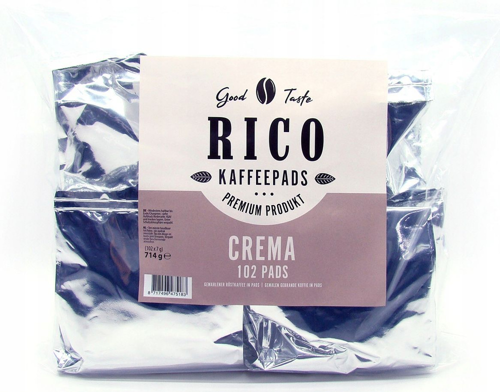 Кофе стандарта Senseo Rico Crema 102 порции #1