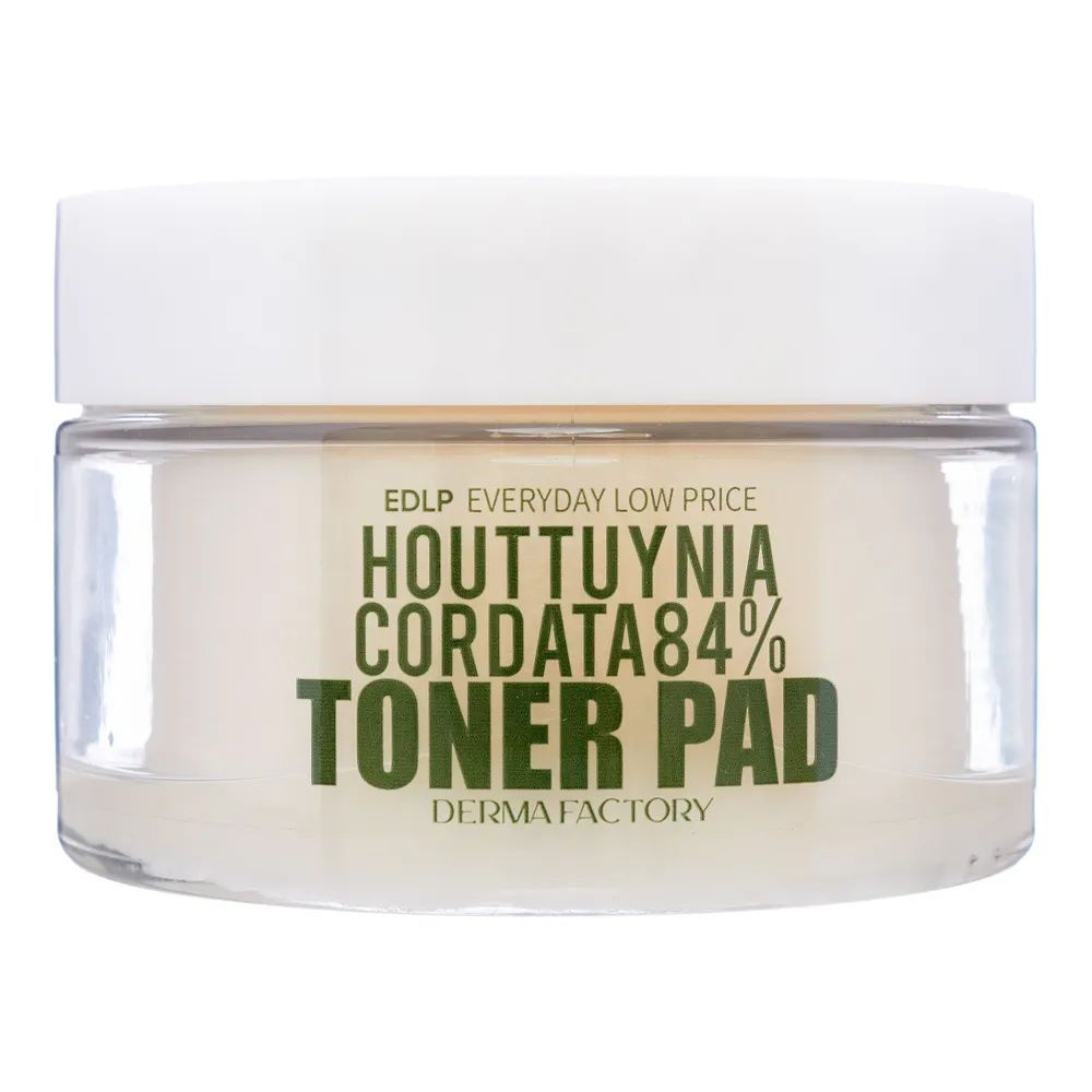 Derma Factory Тонер-пэды для лица Houttuynia Cordata 84% Toner Pad, с экстрактом цветка хауттюйнии, 150 #1