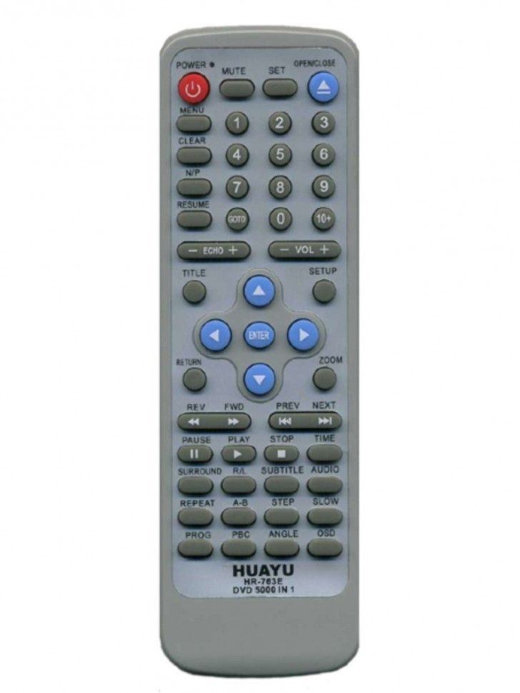 Пульт универсальный Huayu HR-763E для DVD 5000 в 1 #1