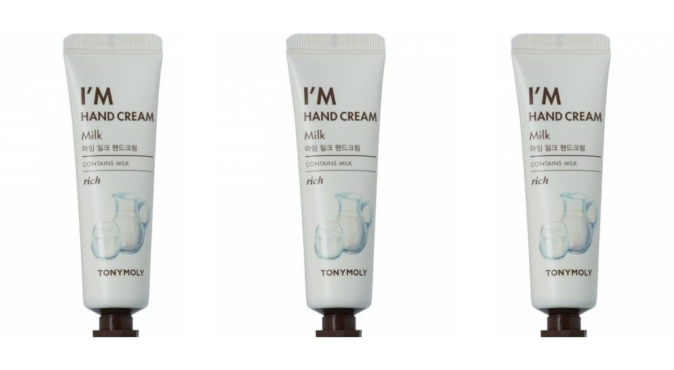 Tonymoly Увлажняющий крем для рук I'm Hand Cream Milk, с экстрактом молочного протеина, 30 мл, 3 шт  #1