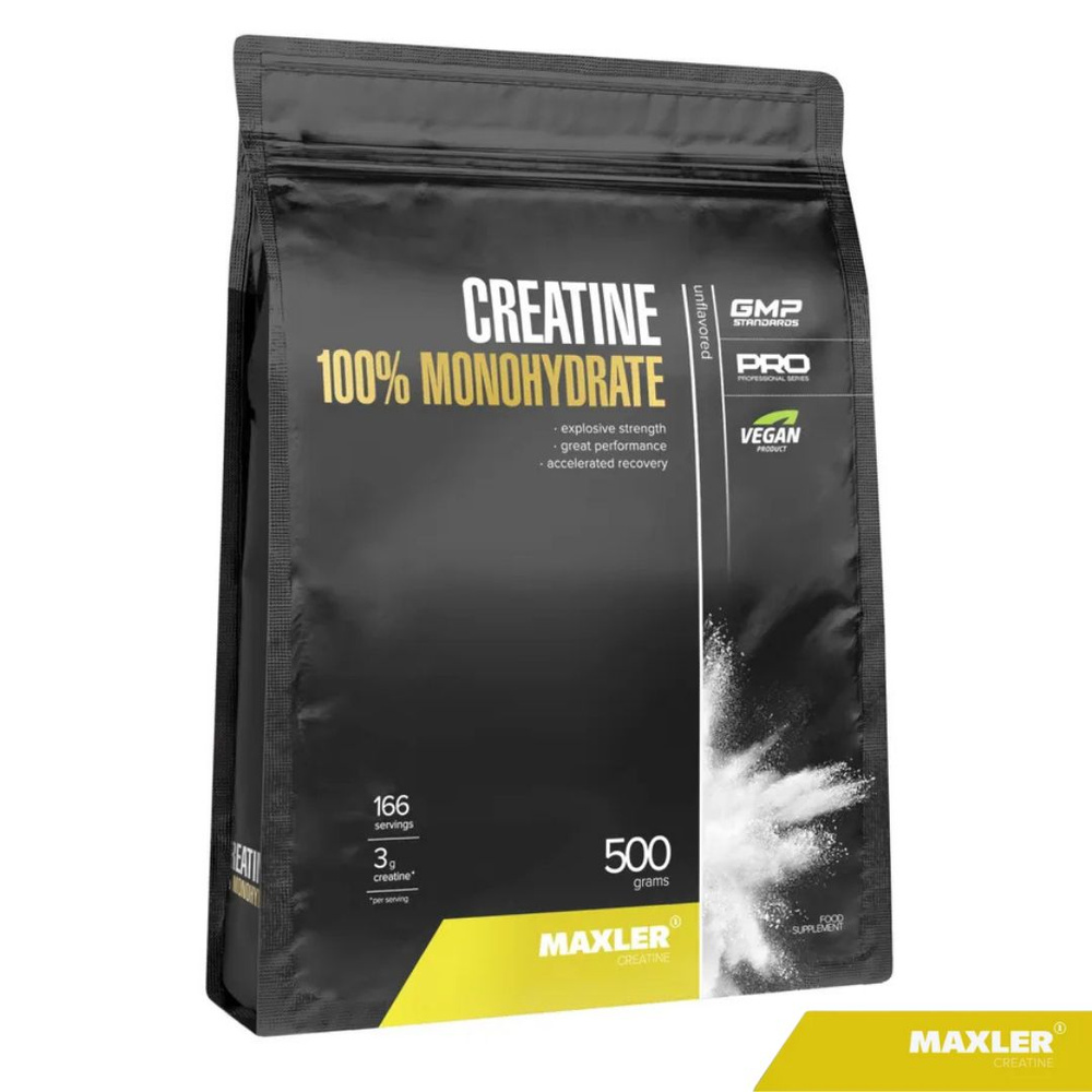 Креатин моногидрат Maxler Creatine 100% Monohydrate 500г #1