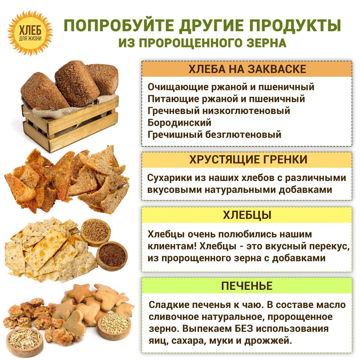 Продукты Хлеб для жизни