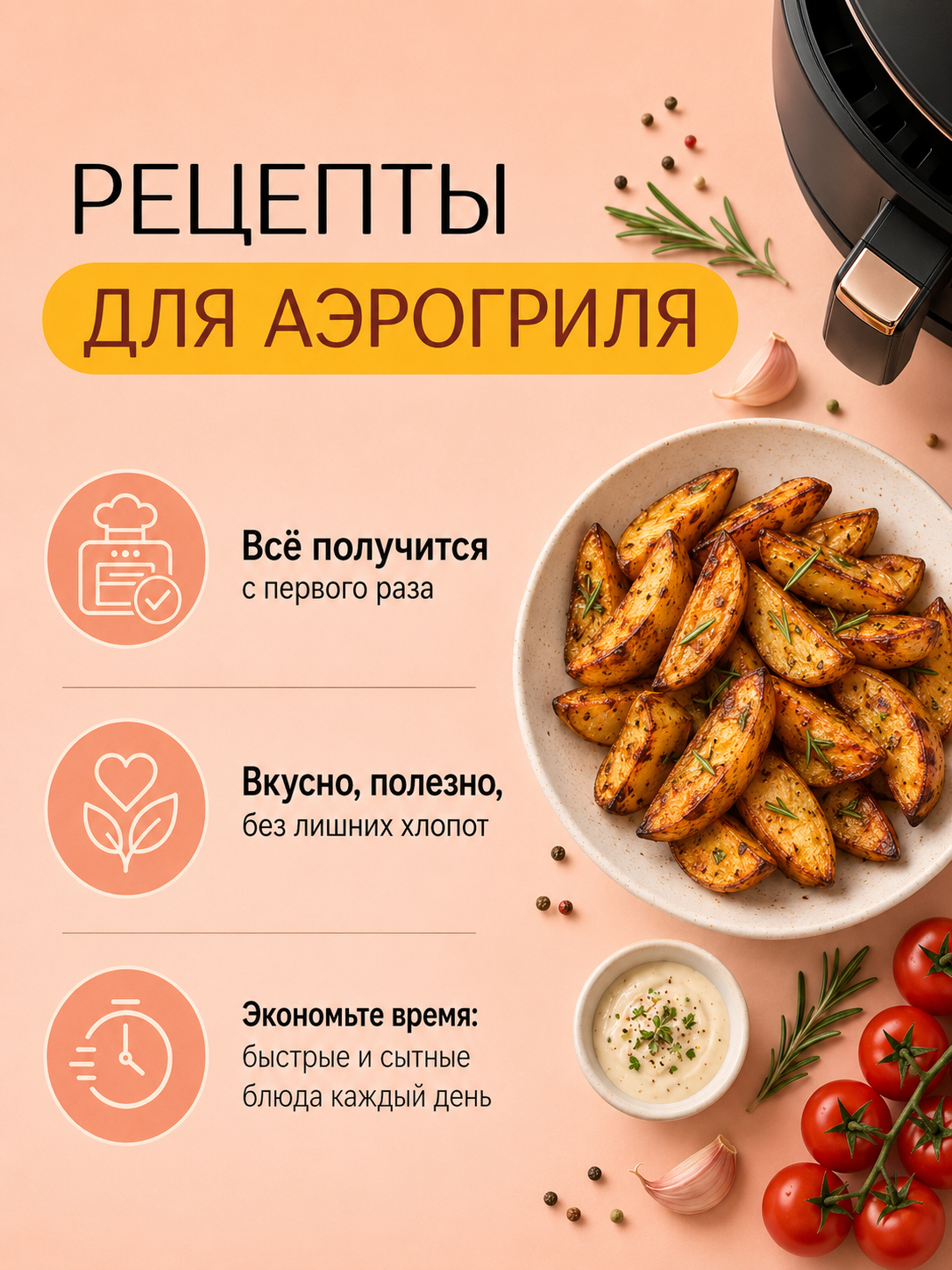 Рецепты для аэрогриля | Air Fryer Recipes - Ozon image 2