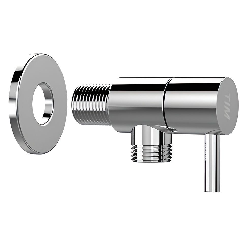 Угловойкрансотражателемхромированный1/2"х1/2"TIMBL5825