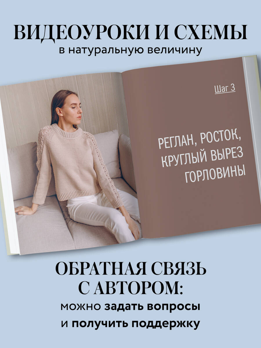 Мастер вязания спицами. РЕГЛАН сверху. 5000 моделей по одной формуле. Книга-конструктор трендовых плечевых изделий с идеальной посадкой | Master Knitter: Top-Down Raglan. 5000 Models from One Formula - Ozon image 5