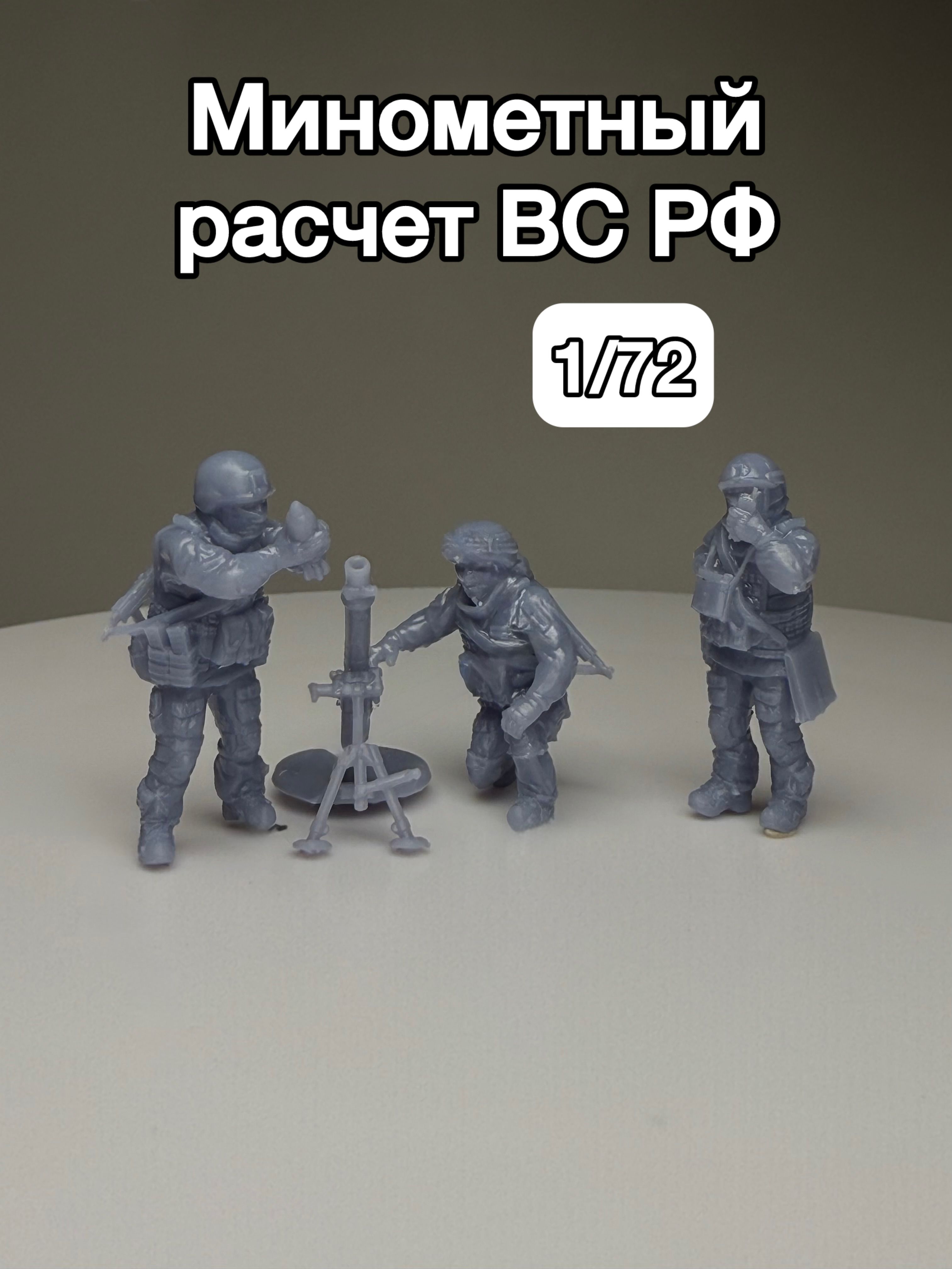 НаборминиатюрминометныйрасчетВСРФвмасштабе1/72