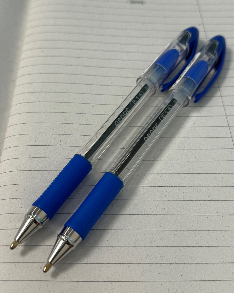 Penac Набор ручек Шариковая, толщина линии: 1.6 мм, цвет: Синий, 2 шт.  #1
