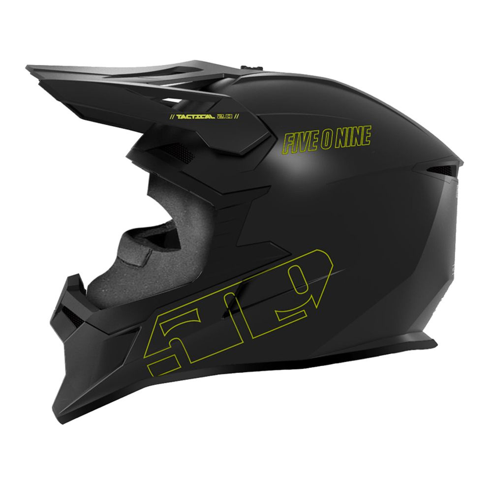 Шлем снегоходный 509 Tactical 2.0, Covert Camo, размер XXL, черный/желтый  #1