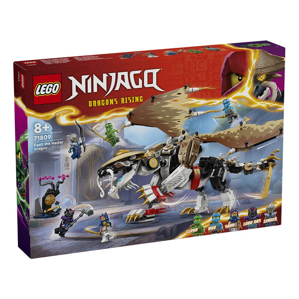 Конструктор LEGO Ninjago 71809 Эгалт-повелитель Дракона - купить с  доставкой по выгодным ценам в интернет-магазине OZON (1409999637)