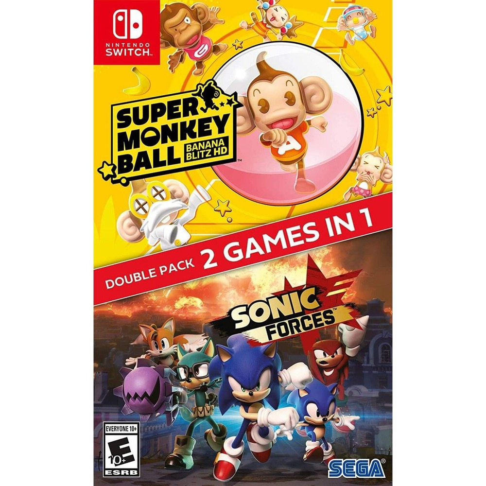 Sonic Forces + Super Monkey Ball: Banana Blitz HD Double Pack (Nintendo Switch) #1