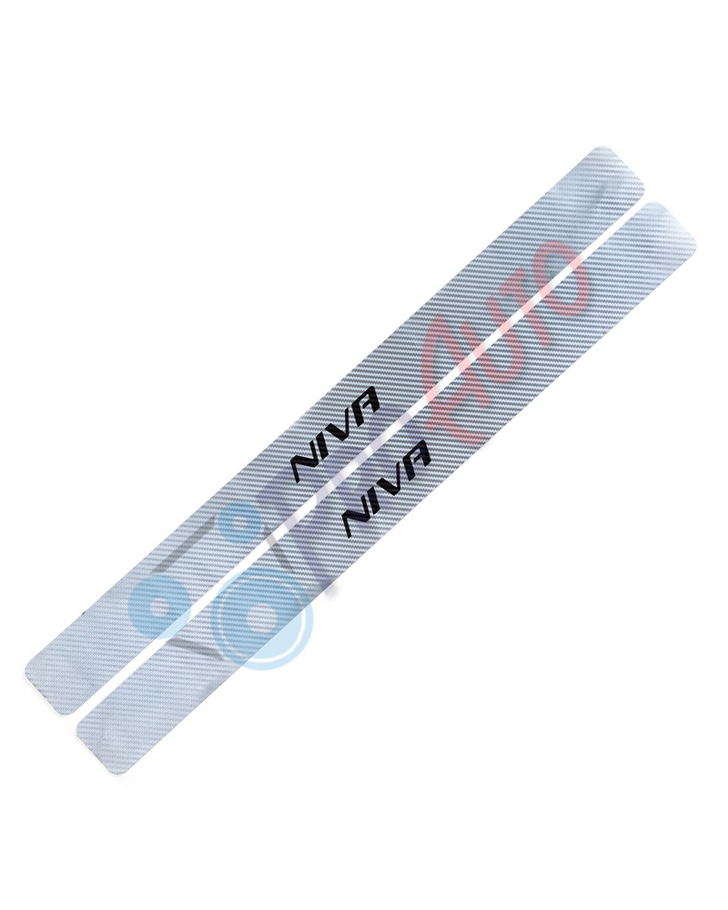 Защитные наклейки на пороги / защитные накладки на пороги (серый цвет) ВАЗ LADA Niva/Нива 2121, 21213-214, #1