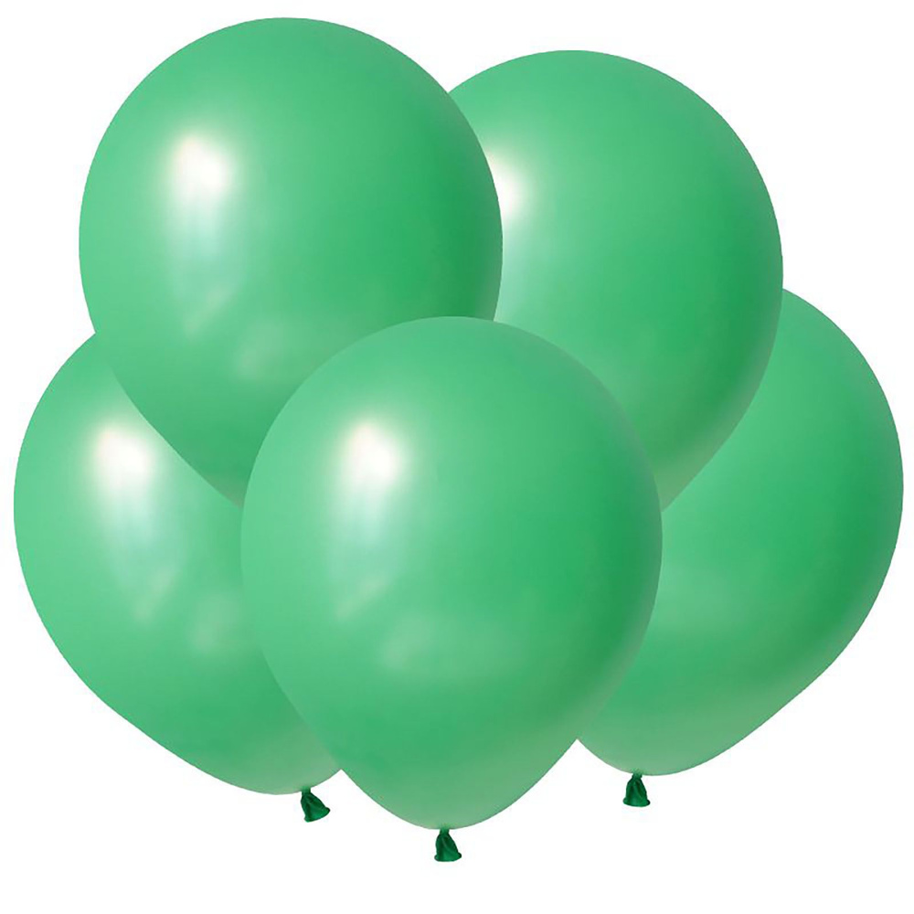 Воздушные шары 100 шт. / Зеленый, Пастель / 12,5 см #1