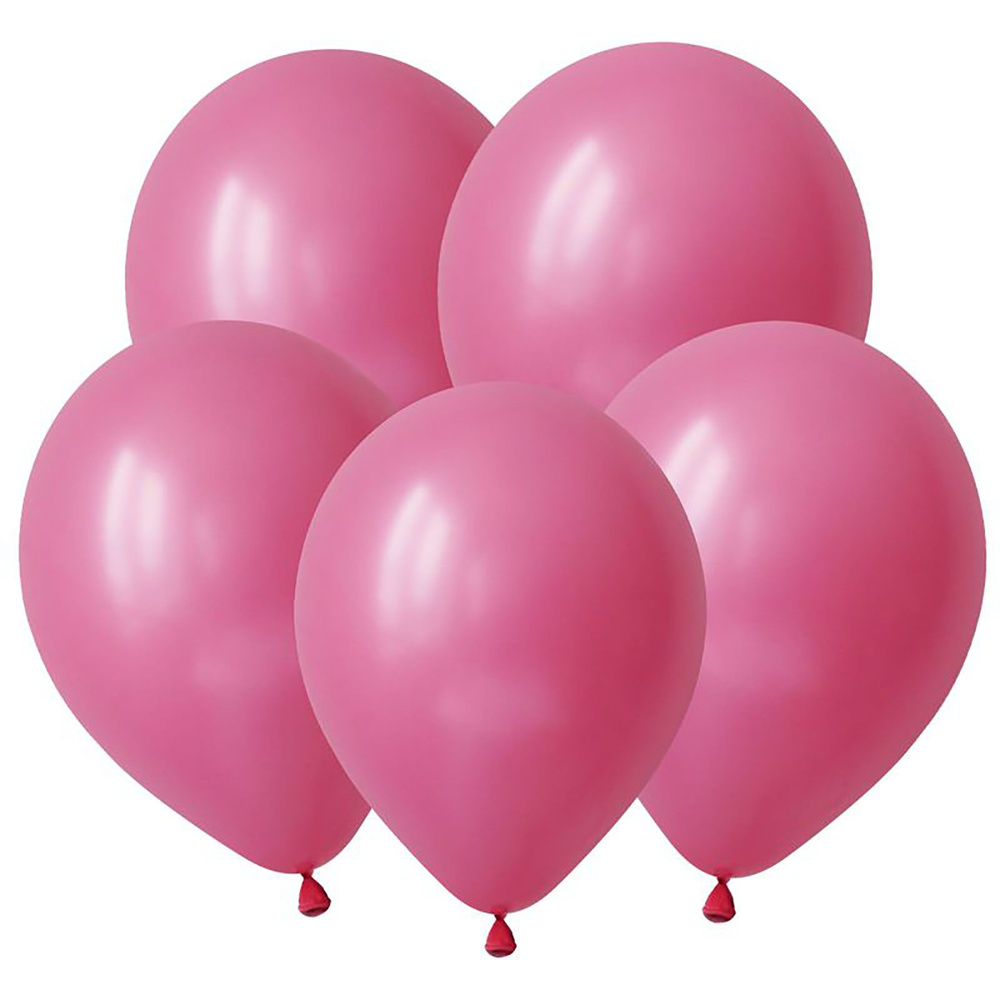 Розовый, Пастель / Rose, латексный шар, 46 см, 10 шт #1