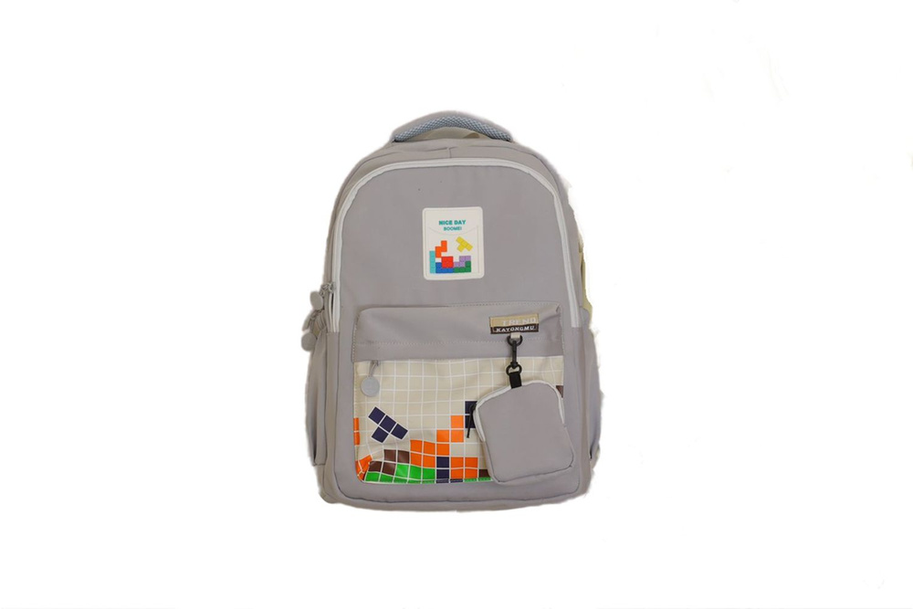 Рюкзак молодежный современный унисекс универсальный с большим количеством отделений для прогулок, школы, #1