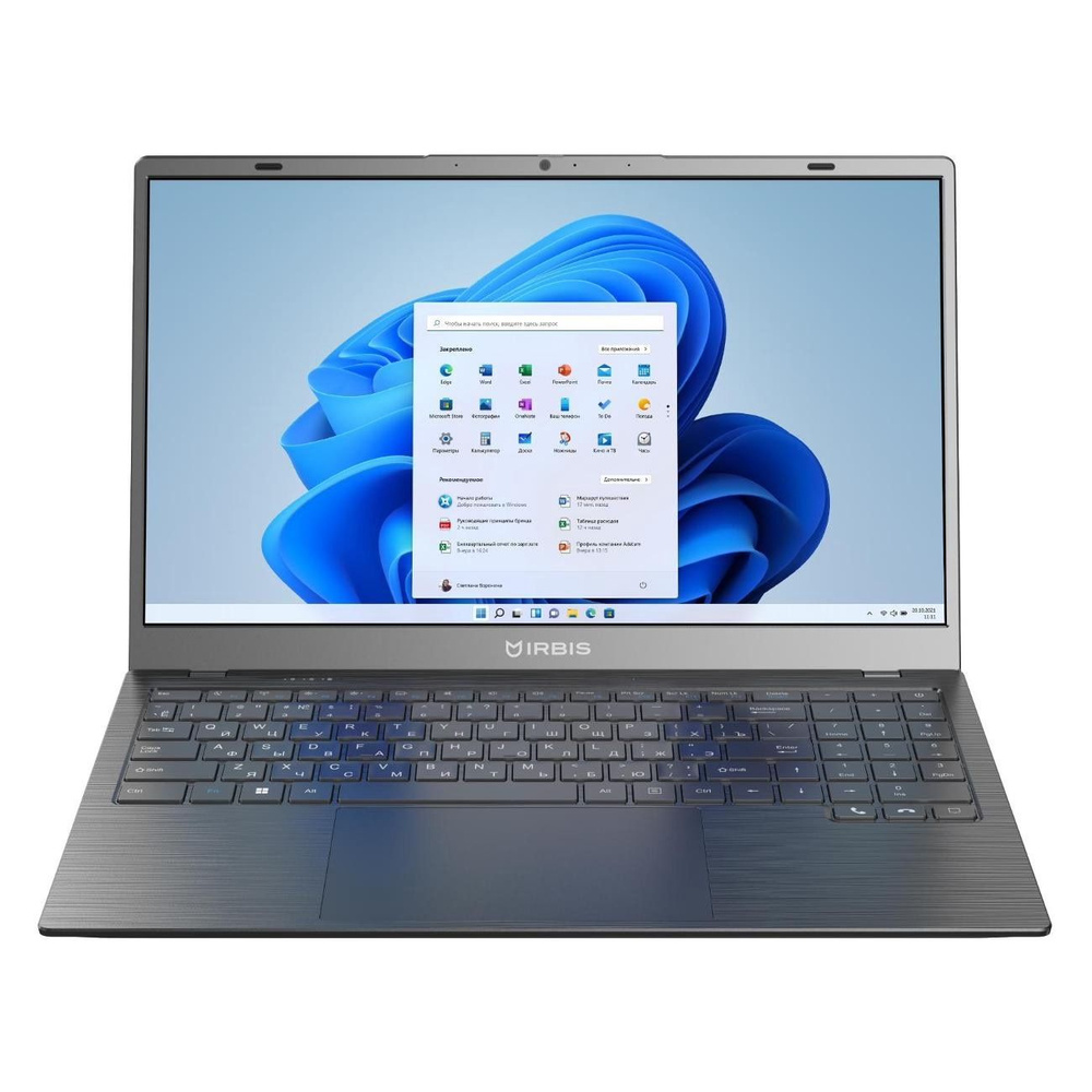 IRBIS 15N IPS FHD (1920x1080) Ноутбук 15.6", Intel Celeron N4020, RAM 8 ГБ, eMMC 128 ГБ, Intel UHD Graphics, #1