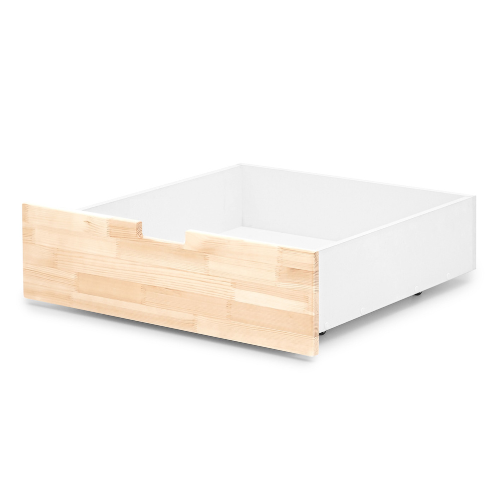 Деревянный выкатной ящик для кровати Бельмарко "Svogen натура"  #1
