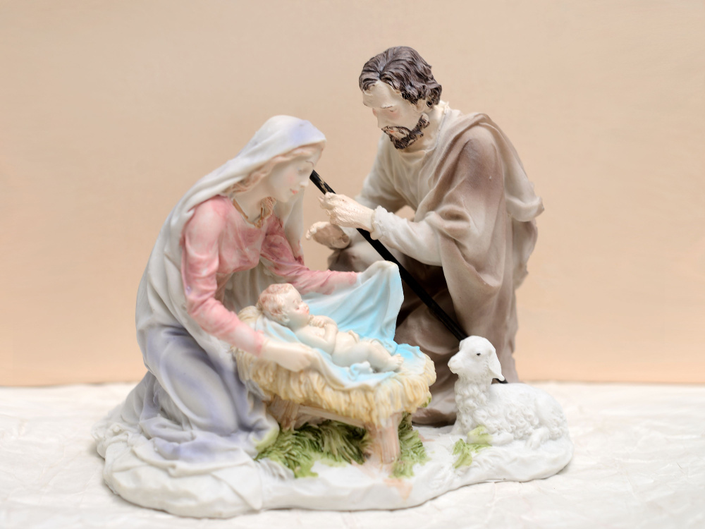 Святое Семейство, рождение Христа, статуэтка, 18 см #1
