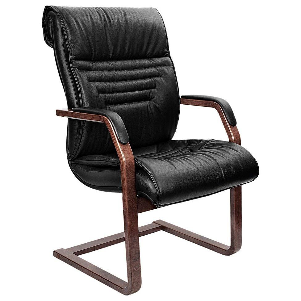 Кресло посетителя BASEL C (Цвет: Черный) #1