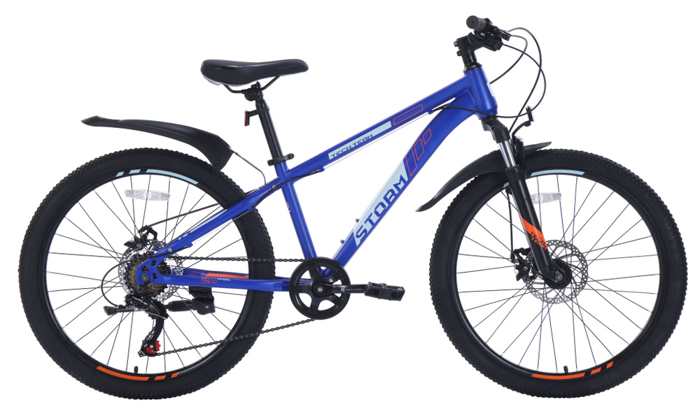 Велосипед TECH TEAM STORM 24"х13" синий 2023 NN000758 #1