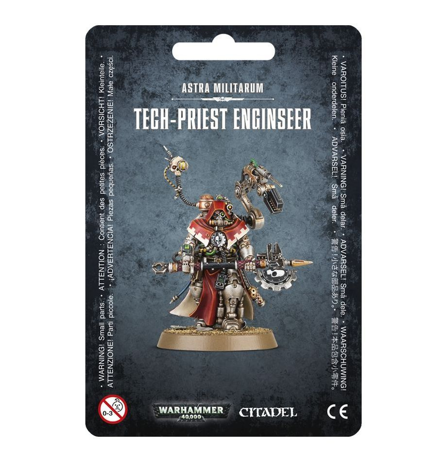 Набор миниатюр для настольной игры Warhammer 40000 - Adeptus Mechanicus Tech-Priest Enginseer  #1