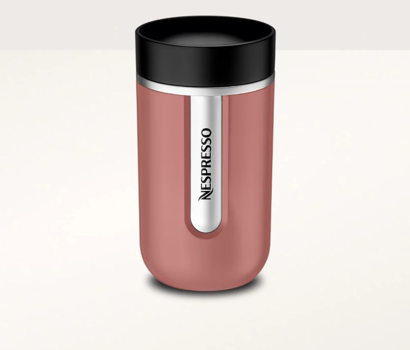 Термокружка Nespresso Nomad Travel Mug Small, Terracotta 300 мл. #1