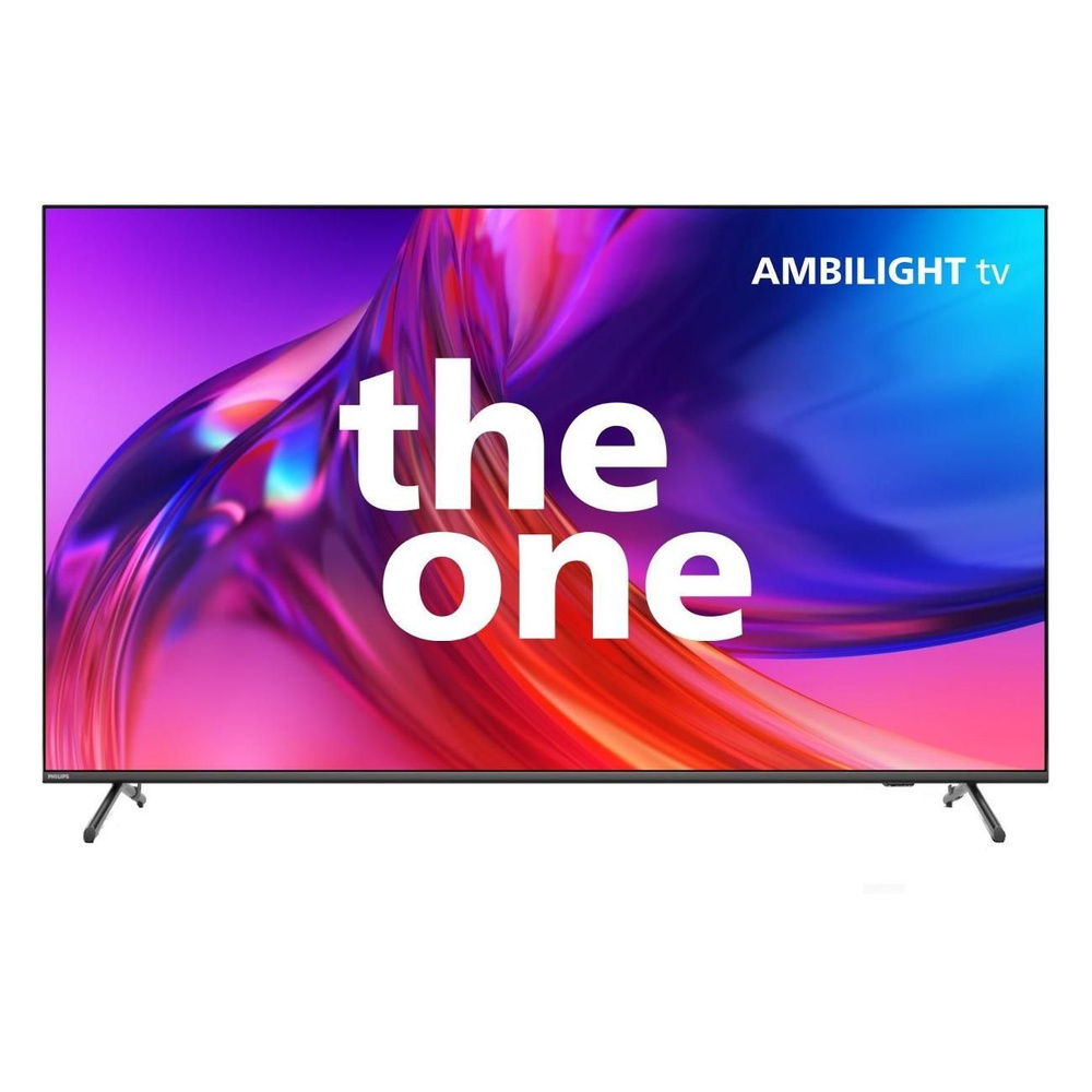 Philips Телевизор 65" 4K UHD, серый, серебристый #1