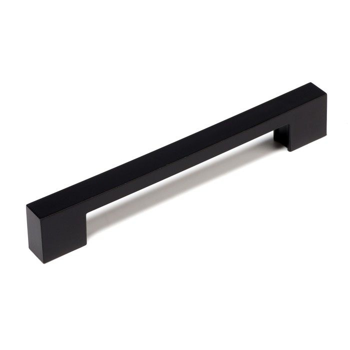 Мебельная ручка-скоба CAPPIO RSC037, пластик, м/о 128 мм, цвет черный  #1