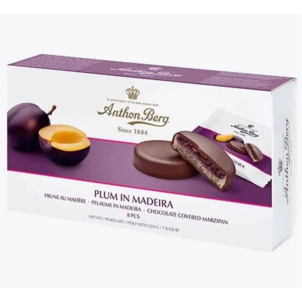 Anthon Berg Слива в Мадейре шоколадные конфеты с марципаном 220 г  #1