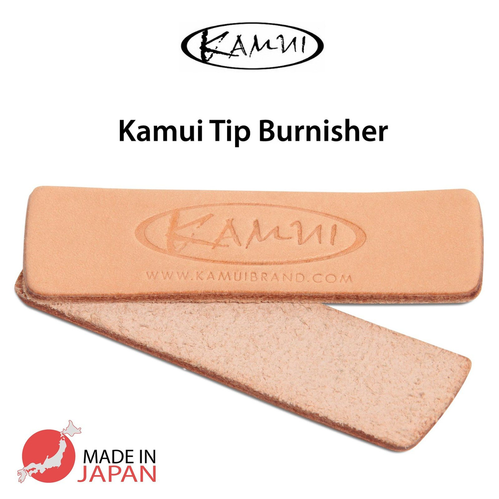 Инструмент для полировки наклейки кия Kamui Tip Burnisher, кожа, бежевый, 1 шт.  #1