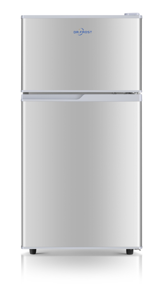 Dr. Frost Холодильник JD-70X860, серый металлик, холодильник маленький, холодильники двухкамерный  #1