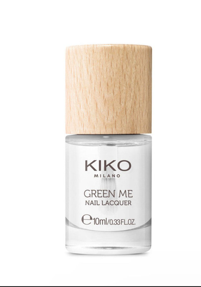 KIKO MILANO green me nail lacquer. Органический лак для ногтей. #1