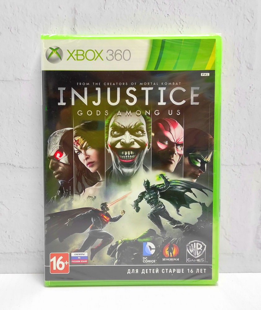 Injustice Gods Among Us Русские Субтитры Видеоигра на диске Xbox 360 #1