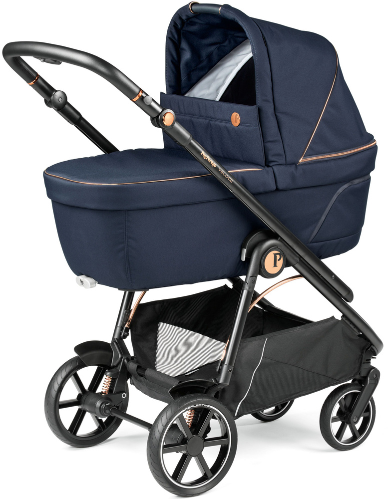 Коляска 2 в 1 Peg Perego Veloce Belvedere Blue Shine #1