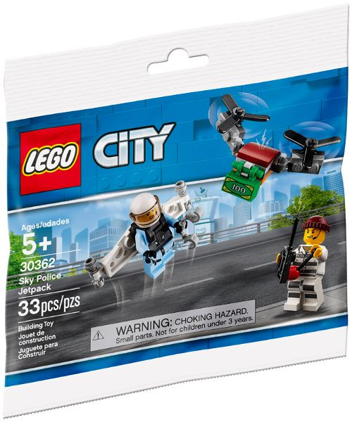 Конструктор LEGO City 30362 Sky Police Jetpack polybag #1