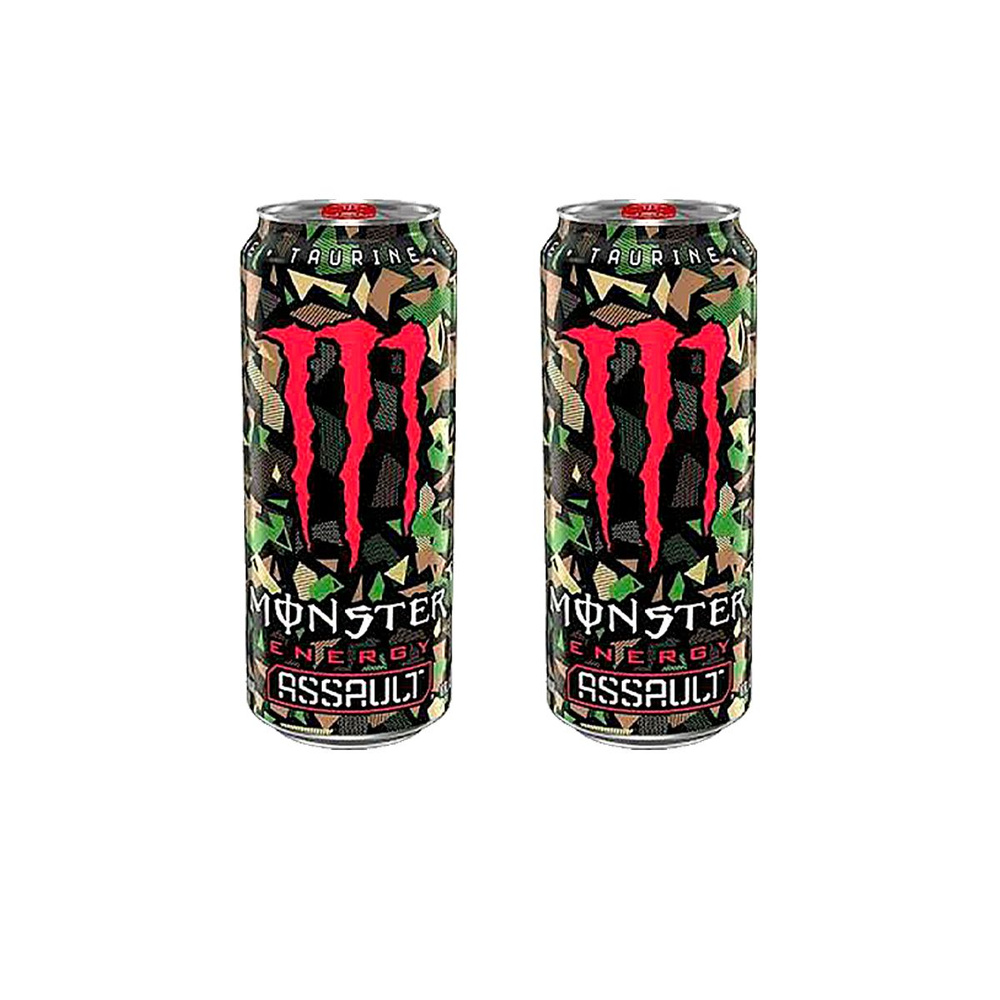 Энергетик Monster Energy Assault 2шт по 500мл из Европы #1