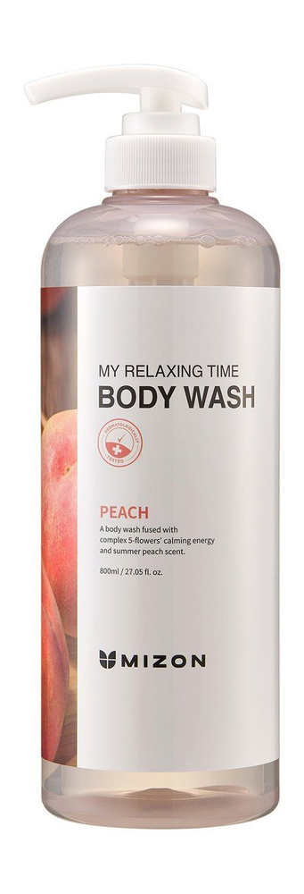 Гель для душа с ароматом персика My Relaxing Time Peach Body Wash, 800 мл  #1