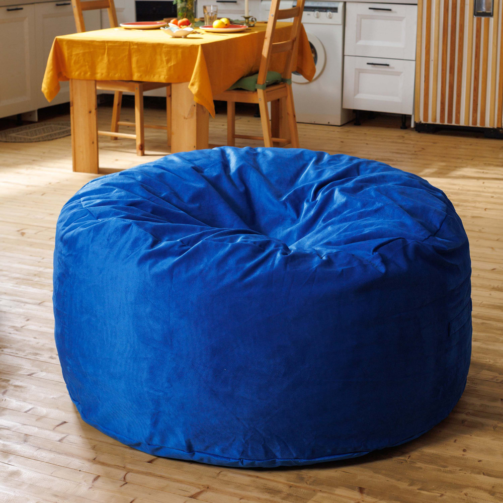 Bubble Bag Чехол для бескаркасной мебели Пуфик, Велюр натуральный, Размер XL  #1