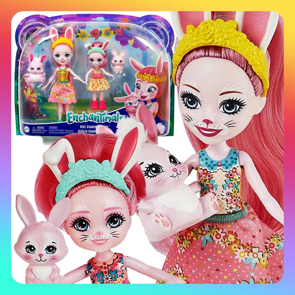 Игровой набор Энчантималс - Сестрички Бри Банни и Твист (Enchantimals Bree Bunny And Little Sister Set) #1