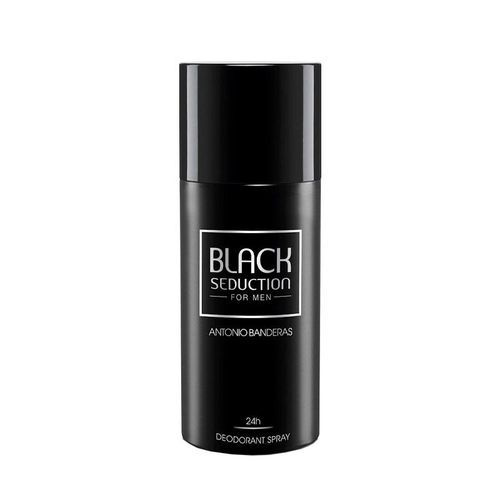 ANTONIO BANDERAS SEDUCTION IN BLACK мужской парфюмированный дезодорант спрей 150 мл  #1